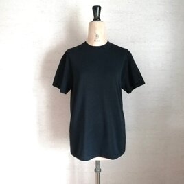 【新作】和紙素材で超快適♡肌が呼吸する♡Tシャツニットプルオーバー　ダークネイビーの画像