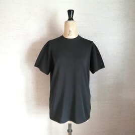【新作】和紙素材で超快適♡肌が呼吸する♡Tシャツニットプルオーバー　チャコールの画像