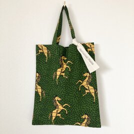 Tote bag　S　-horse green-の画像