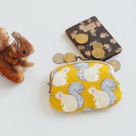 ■親子がま口財布【ミニマムサイズ】 / リス■ lucas (squ)の画像