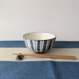 麦藁模様の飯茶碗　【手仕事　民藝　和　陶器】の画像