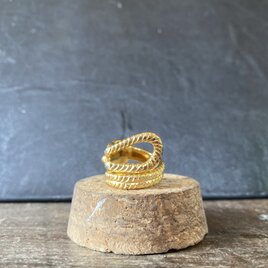 ハンドメイドリングno.151 シルバーアクセサリー　スプーンリング　手作り指輪の画像