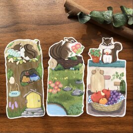 bookmark（しおり）〜シマリスの穏やかな日常〜　３枚入りの画像
