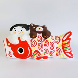 張り子　金太郎 (赤ート)の画像