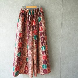 マドゥラ島・手押しバティックのワイドパンツPINC8の画像