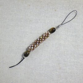 天然石タイガーアイのストラップ