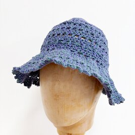 Ruffle hat(ブルー)の画像