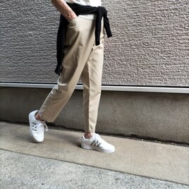 『愛されベージュ♥』コットン♥テーパードパンツ【M~4L】