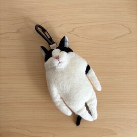 ハチワレメイくんのキーホルダーの画像