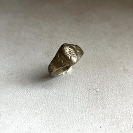 古代　ヴァイキングリング　シルバーカラー　真鍮　難ありの画像