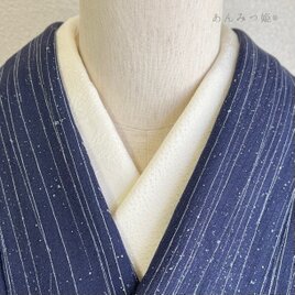 正絹の半衿 温かみの白の画像