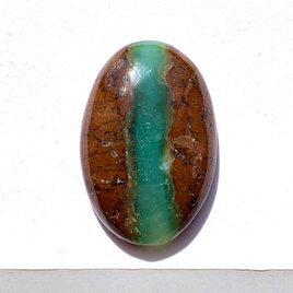 クリソプレーズ[63] 36x23mm 36Cts　天然石ルース／カボションの画像