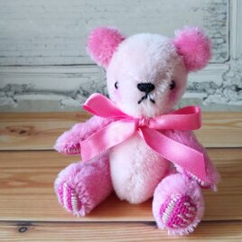 【現品限り】こぎん刺しのパンダのぬいぐるみ　アザレアパンダの画像