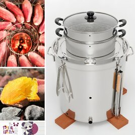 木製ホットショーケース 焼き芋保温ディスプレイケース【ナチュラル