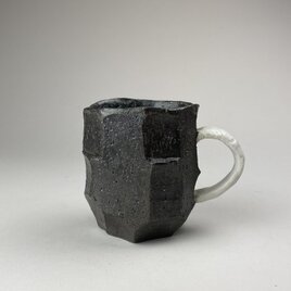 灰釉　面取りマグ大　No.4の画像