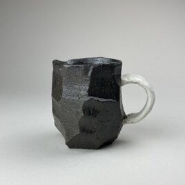 灰釉　面取りマグ大　No.5の画像