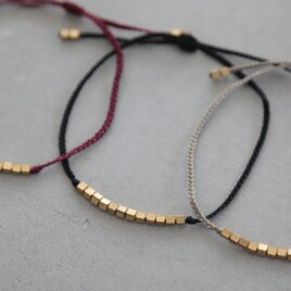 brass bracelet / cubeの画像