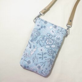 z371●スマホショルダー（ミナペルホネン刺繍生地使用の画像