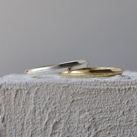 Verite - Ring 【brass / silver】の画像