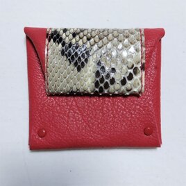 カシメコインケース、パイソンの画像