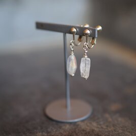 -Andesine labradorite- earringsの画像