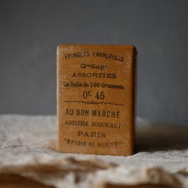 木製ケースに入った針　PARIS　フランスアンティーク　ブロカントのある暮らしの画像