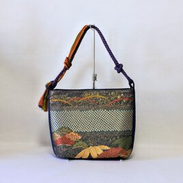 帯地から作ったショルダーバッグの画像
