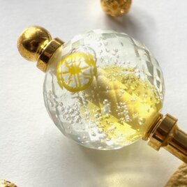 かんざし　レモンソーダのとんぼ玉　蜻蛉玉　トンボ玉　一本簪　一本挿し　涼しげ　ビール　夏の画像
