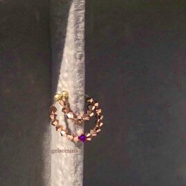 ★Crescent Moon | Anniversary Champagne★イヤーカフ 片耳