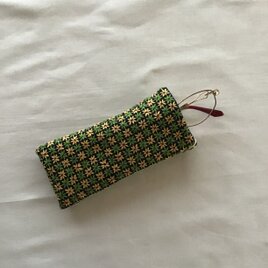 ｢刺し子｣めがねケースの画像