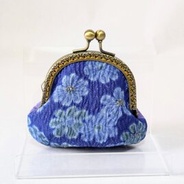 着物から作ったがま口の画像