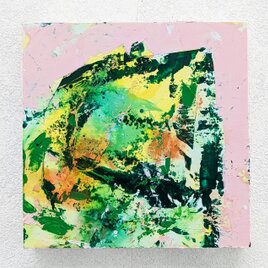 Green and Pink（油彩原画）の画像