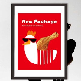 ちょいワルパッケージ　送料無料 　イラスト　A4〜A0　ポスター　アートポスター　アートsei検索新着順　2658の画像