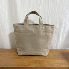 トートバッグM✴︎パラフィン生地✴︎グレージュ✴︎スタッズシリーズ✴︎ジャストA4
