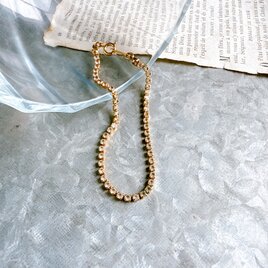 BA72-【 AVON 】エイボン・ヴィンテージブレスレット 1978 GoldTone Clear Rhinestonesの画像