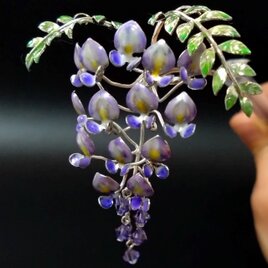 紫藤の簪の画像