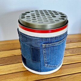 蚊取り線香　缶　カバー★デニムリメイク★アース渦巻　キンチョー　フマキラーの画像