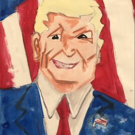 キュビズムトランプの画像