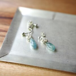 -Sky kyanite- earringsの画像