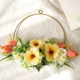 チューリップとラナンキュラスの春色リングリース