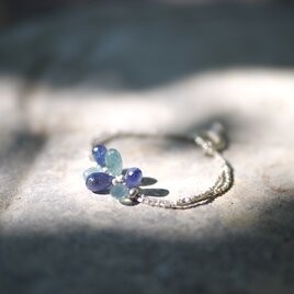 -Tanzanite・Kyanite- silver braceletの画像