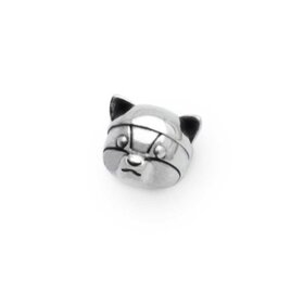 くま ぬいぐるみ ピアス/シルバー925 片耳用/セカンドピアス つけっぱなし/シルバーアクセサリー/hrn03の画像