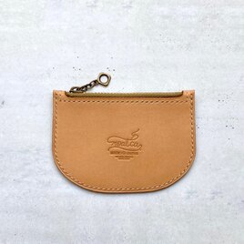 手縫いのレザーコインケース / イタリアンレザー / オリジナルBOX付