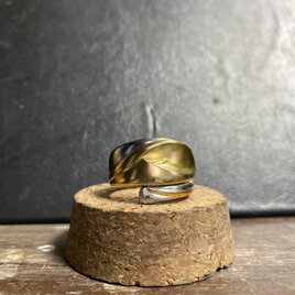 ハンドメイドリングno.GSL シルバーアクセサリー　スプーンリング　手作り指輪の画像