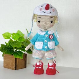 あみぐるみ・ドールチャームꕤちいかわ♡ウェンズデー人形