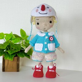 あみぐるみ・男の子♡雪だるま・コスチューム