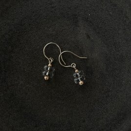 メタリックビーズピアス no.093
