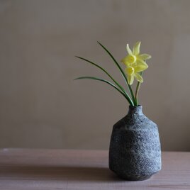 灰砂釉　一輪挿し　t-47