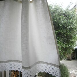 刺繍lace×linen 小さなtabstyleの画像