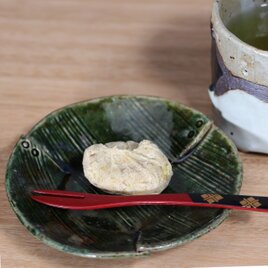 【張り合わせ 織部豆皿】 sa203の画像